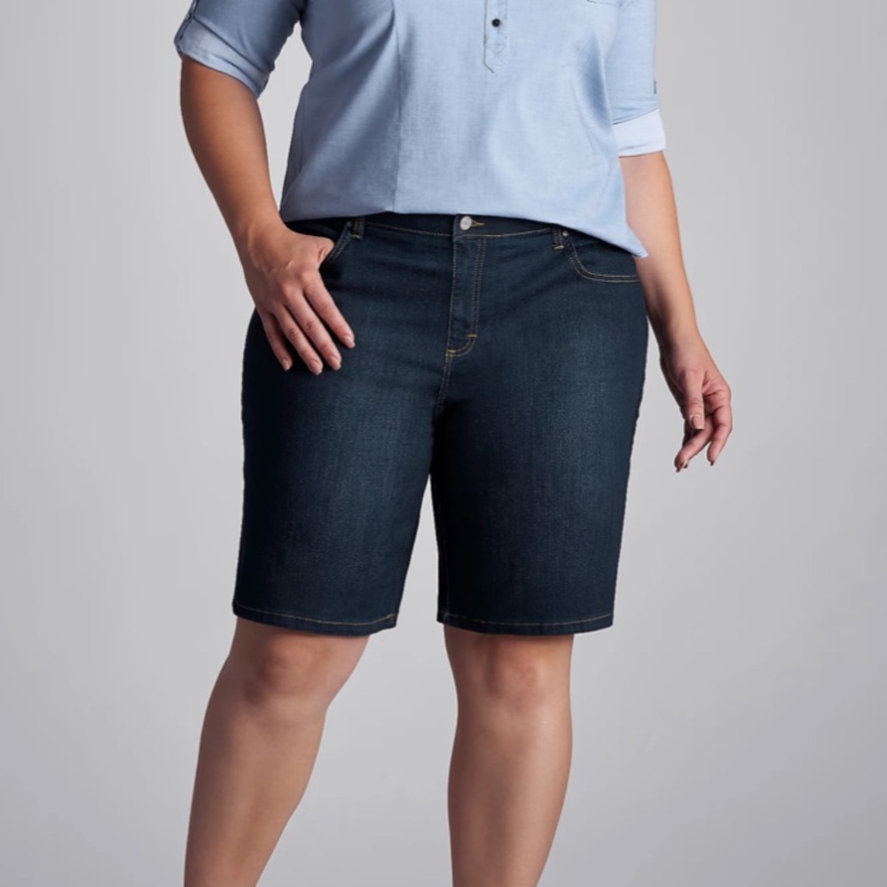 Lee Jeans Denim Bermuda Shorts - Regular Fit
